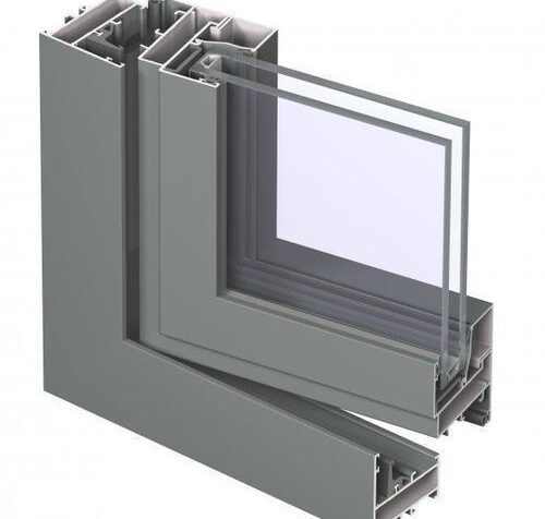 aluminium casement window section